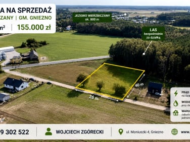 Działka budowlana Wierzbiczany