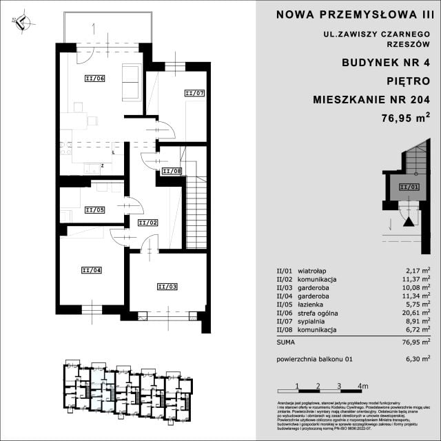 Mieszkanie Zwięczyca, ul. Zawiszy Czarnego