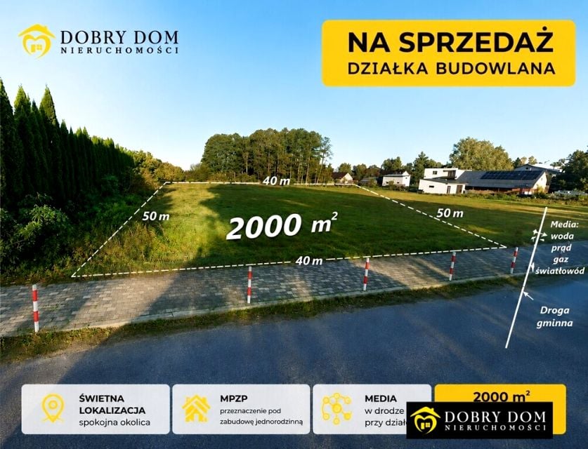 Działka budowlana Dzikie sprzedam