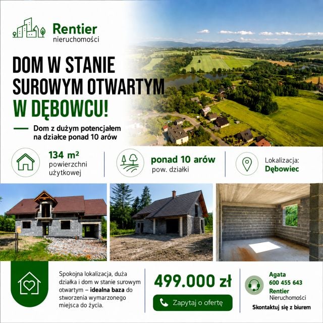 Działka budowlana Dębowiec