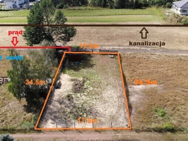 Ogrodzona działka sprzedam