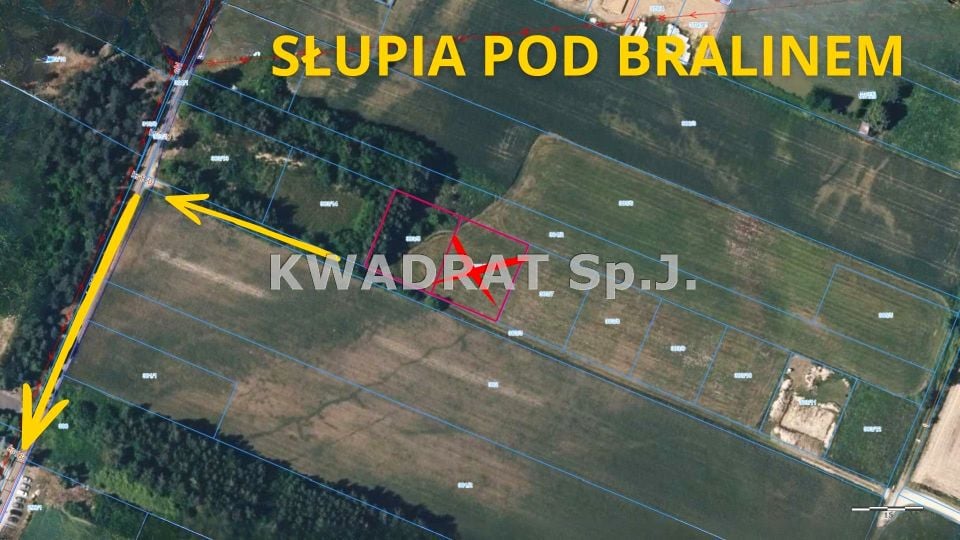 Pusta działka Słupia pod Bralinem