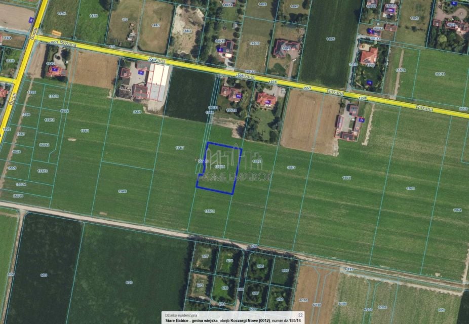 Pusta działka Koczargi Nowe