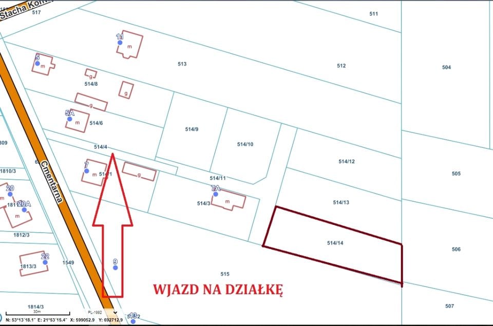 Działka budowlana Nowogród