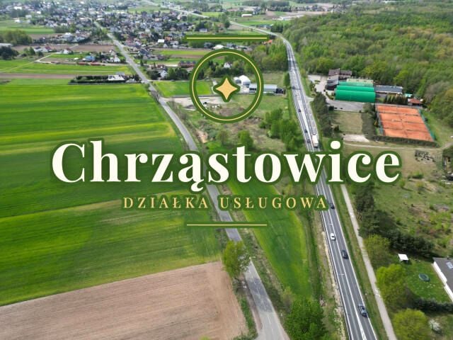 Działka usługowa Chrząstowice
