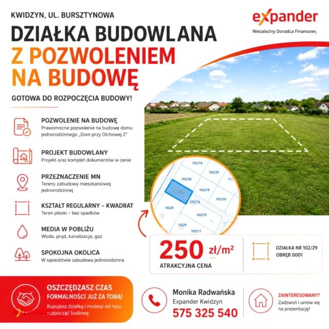 Działka budowlana Kwidzyn