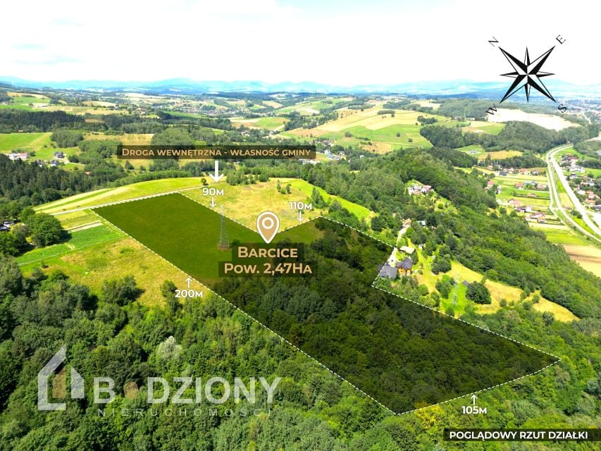 Działka rolna połom