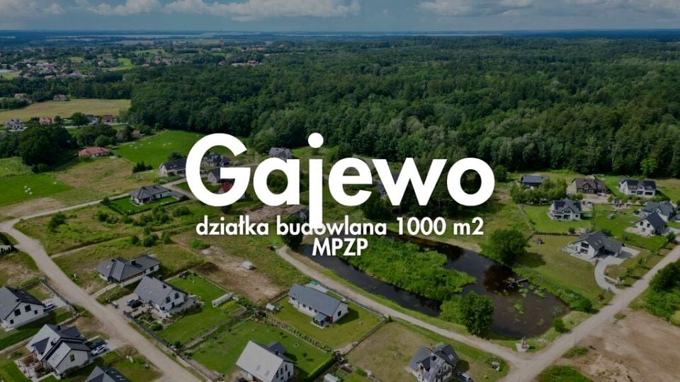 Działka budowlana Gajewo