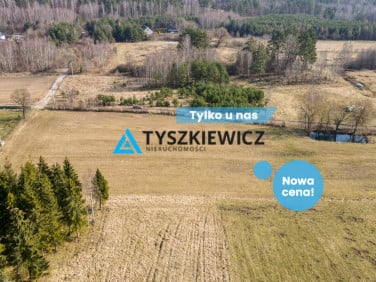 Działka przy lesie
