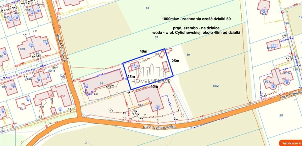 Działka usługowa Warszawa