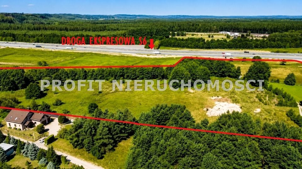 Działka usługowa Pogorzelice