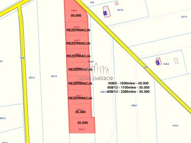 Pusta działka Kozice