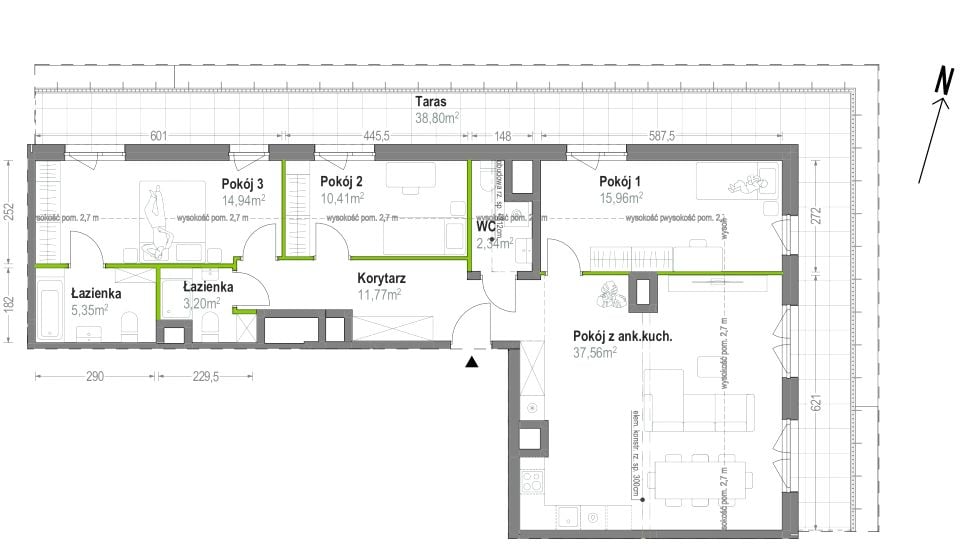 Mieszkanie Lewandów, ul. Głębocka 84A