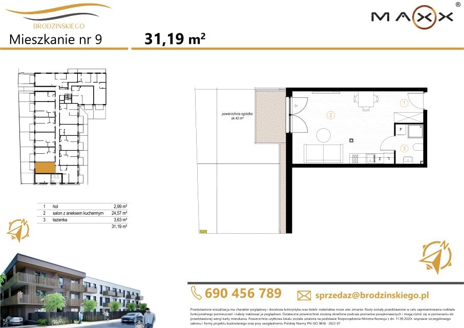 Mieszkanie Kopernika, ul. Brodzińskiego 20