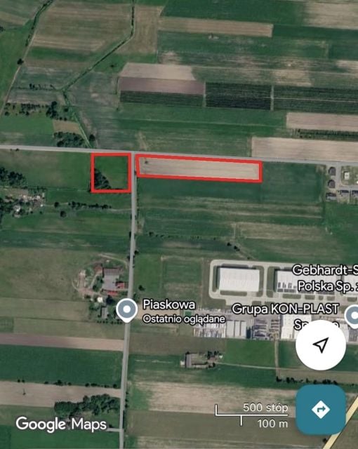 Działka rolna Modła Królewska