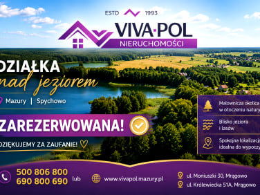 Działka przy lesie