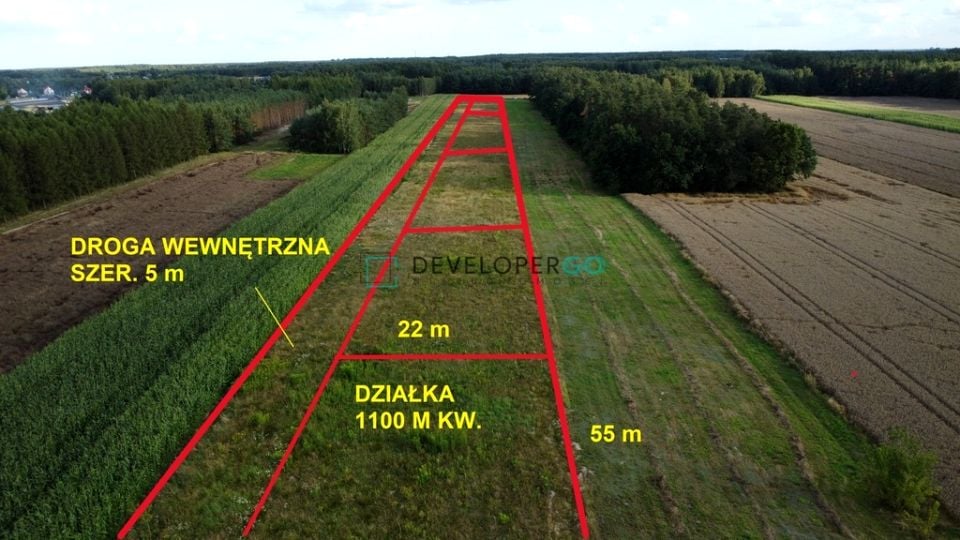 Działka budowlana Dąbrówka-Wyłazy