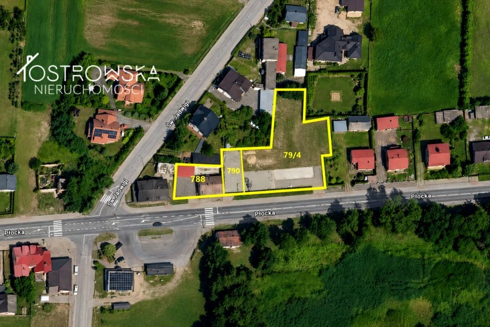 Działka usługowa Staroźreby