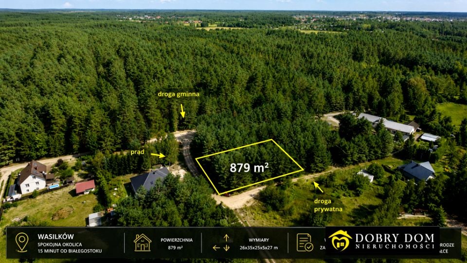Działka budowlano-rolna Wasilków