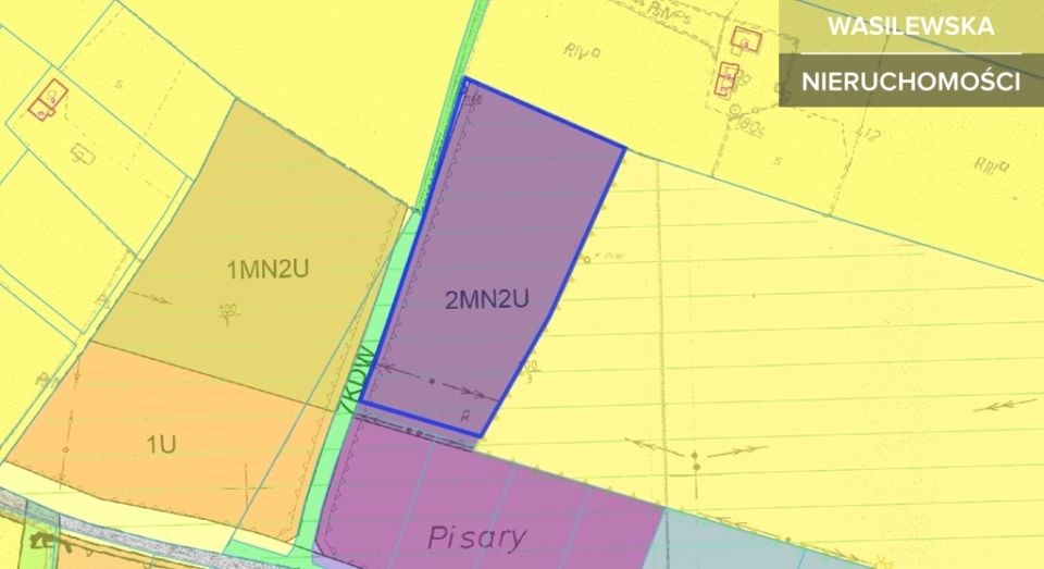 Działka budowlana Pisary