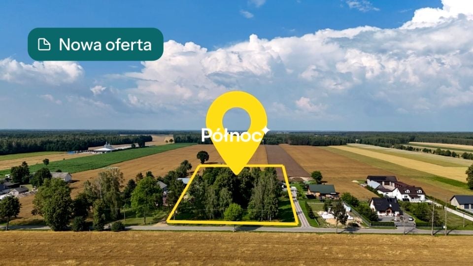 Działka budowlana Pojelce