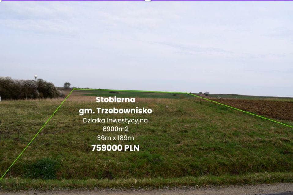 Działka budowlana STOBIERNA