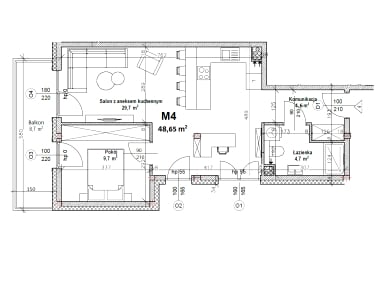 Mieszkanie apartamentowiec Ełk