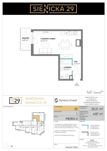 Mieszkanie Grochów Centrum, ul. Siennicka 29