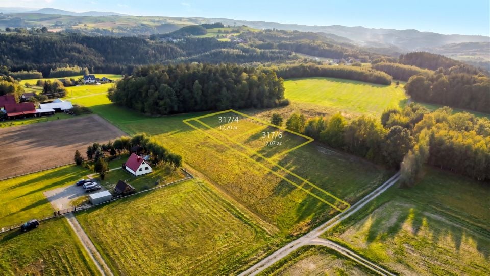 Działka budowlana Kąśna Dolna
