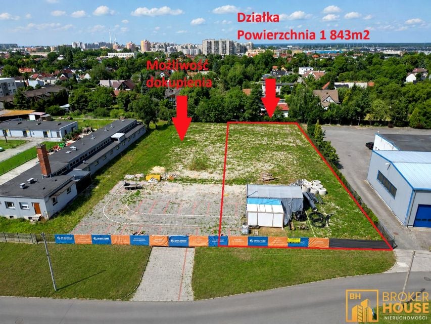 Działka usługowa Opole