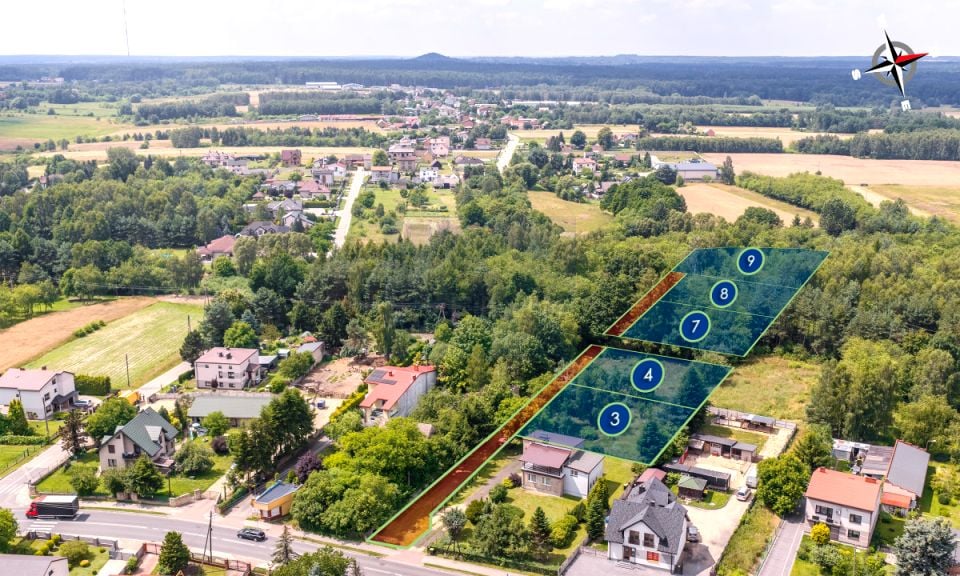Działka usługowa Wręczyca Wielka