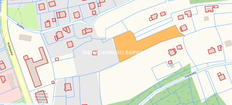 Działka usługowa Biertowice