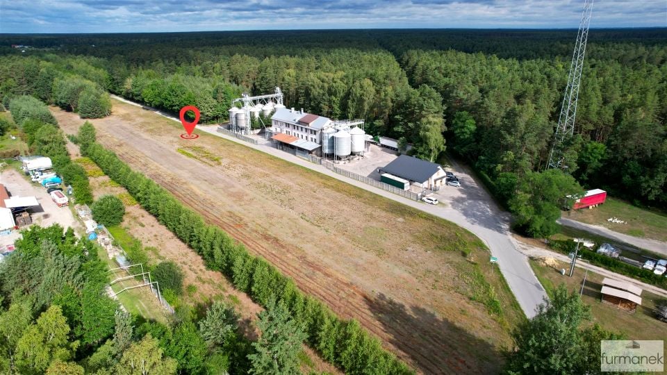 Działka usługowa Dąbrowica