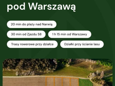 Zalesiona działka kaczka