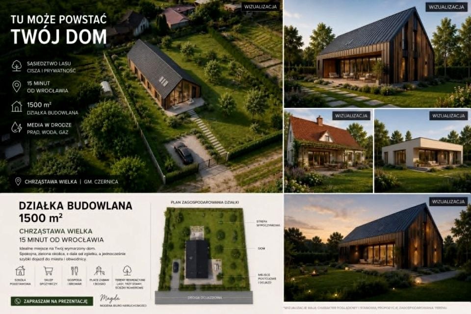 Działka budowlana Chrząstawa Wielka