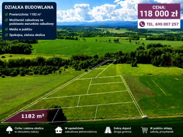 Działka budowlana Krzewie Wielkie