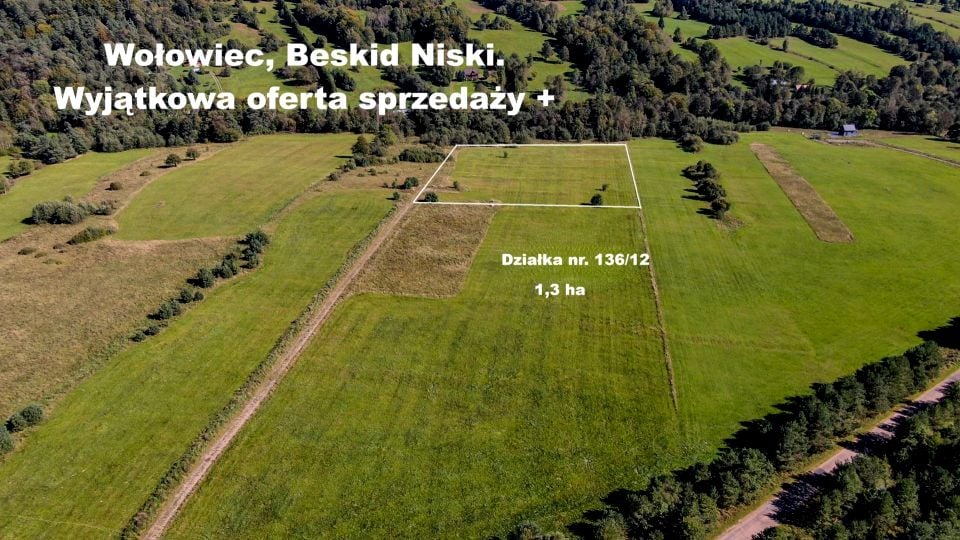 Działka budowlano-rolna Wołowiec
