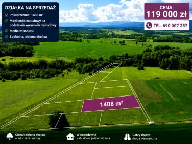 Działka budowlana Krzewie Wielkie