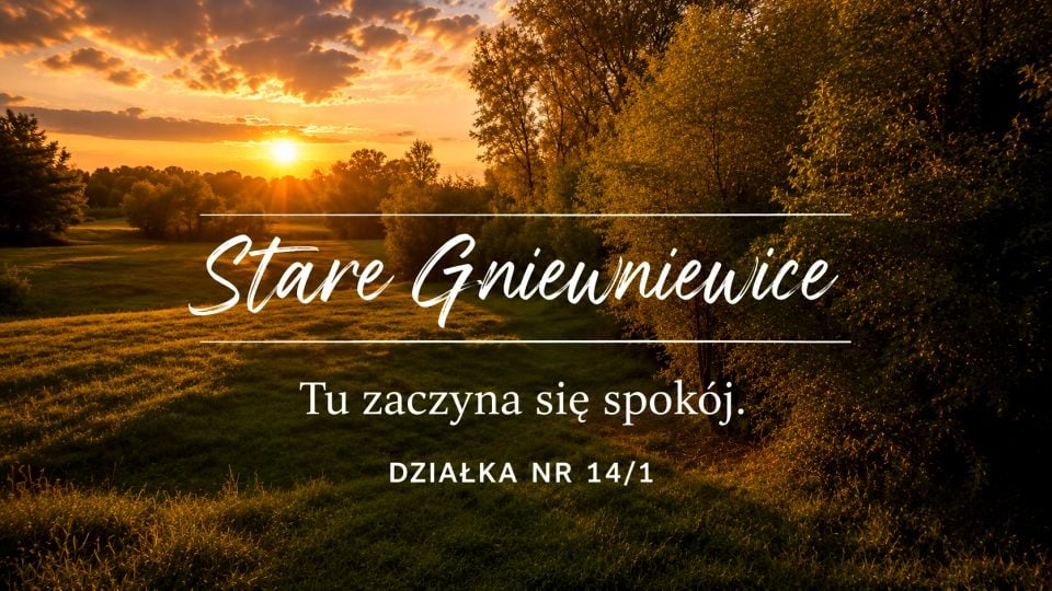 Działka rolna Stare Gniewniewice