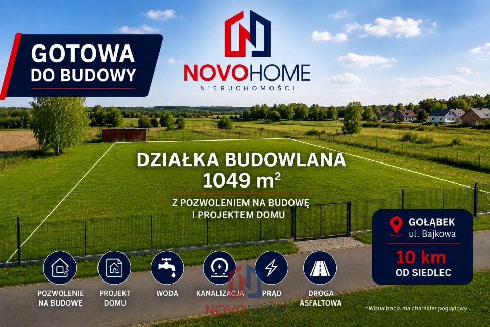 Działka budowlana Gołąbek