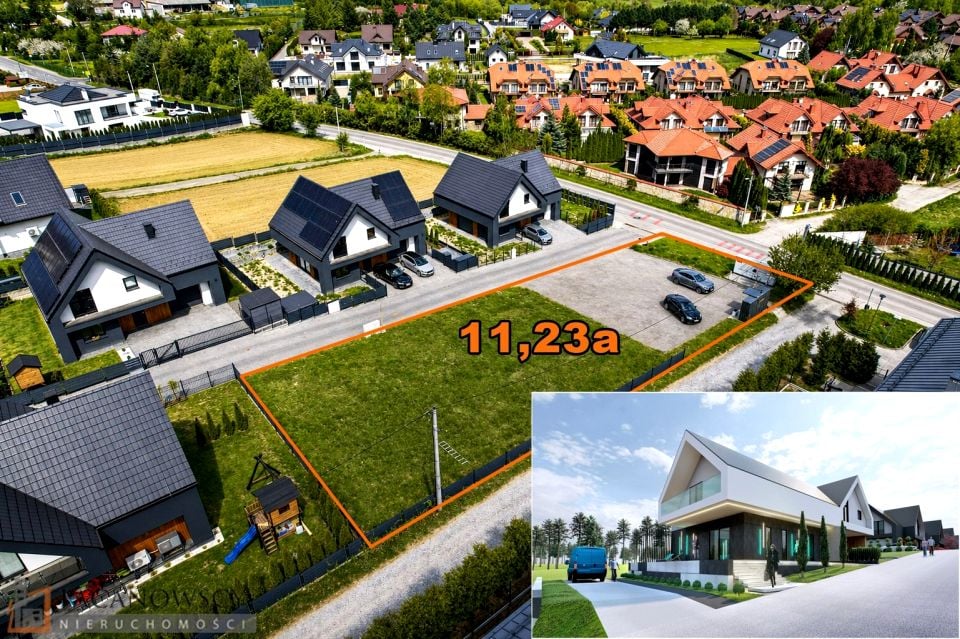 Działka usługowa Bibice