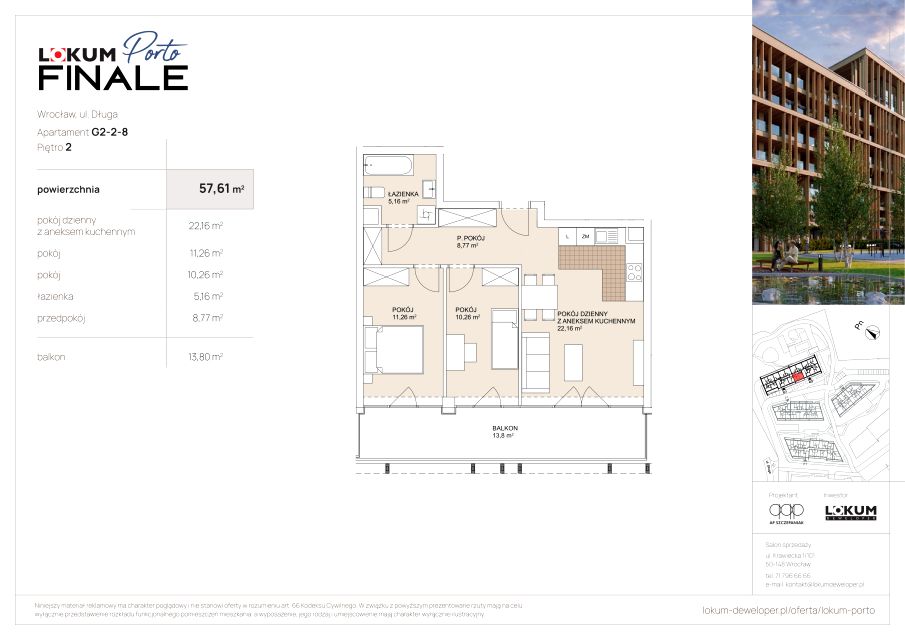 Mieszkanie Szczepin, ul. Długa