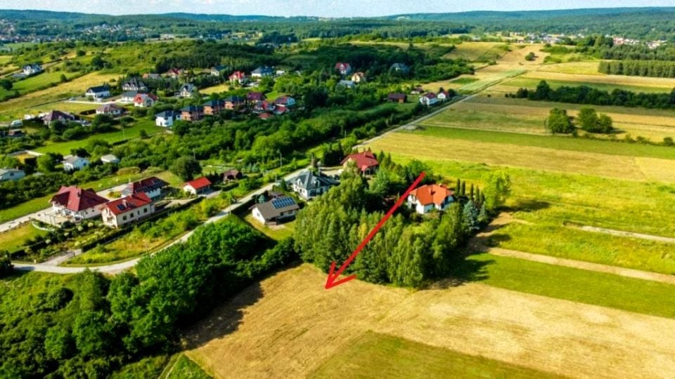 Działka przy lesie