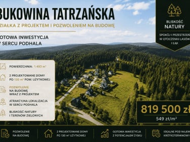 Działka Bukowina Tatrzańska