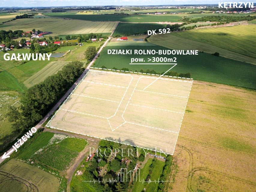 Działka budowlana Gałwuny