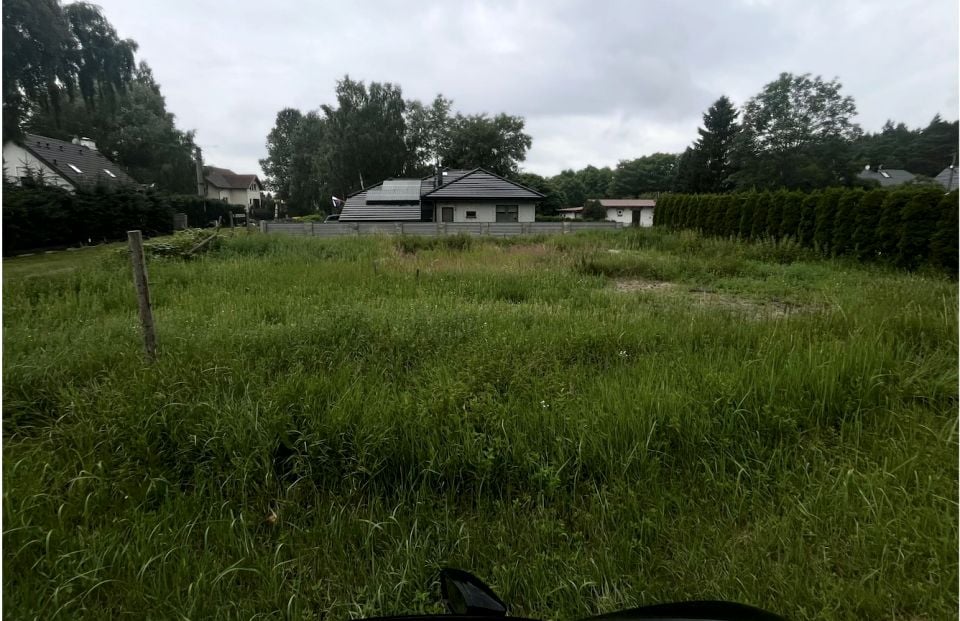 Działka przy lesie