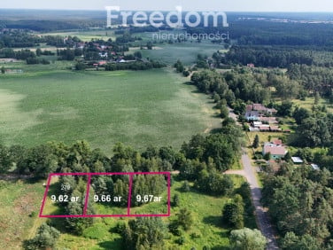 Działka przy lesie