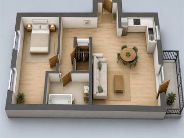 Mieszkanie apartamentowiec wynajem