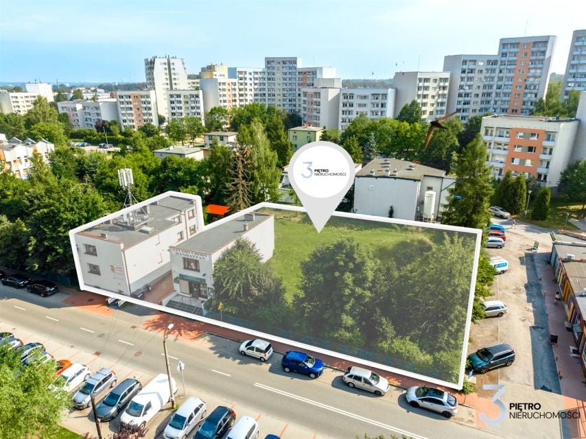 Zabudowana działka Katowice