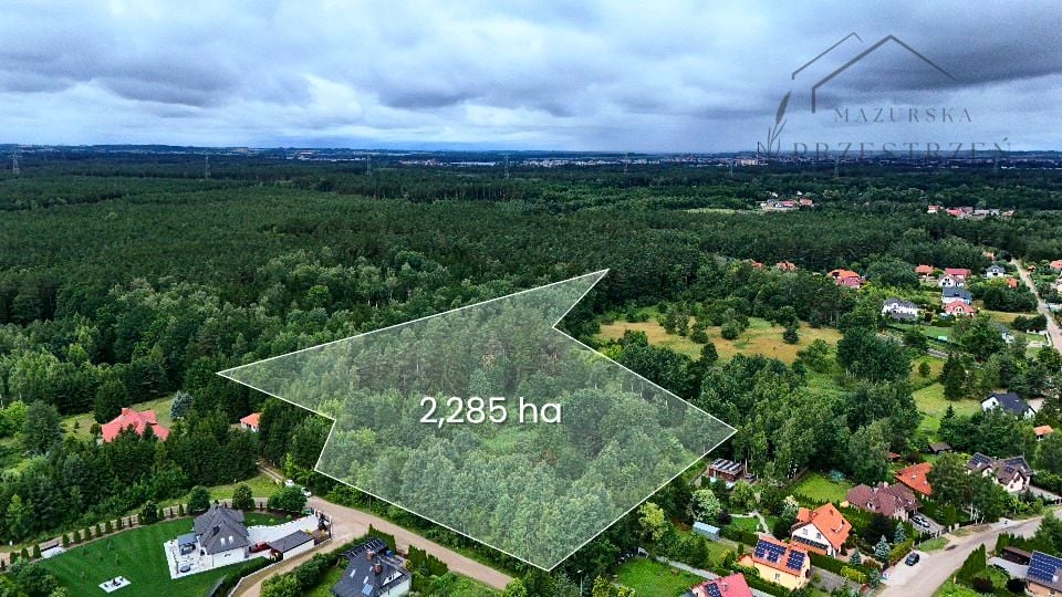 Działka nad jeziorem